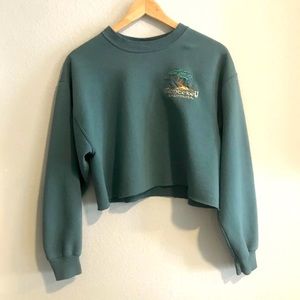 Monterey California Cropped Crewneck Sweatshirt